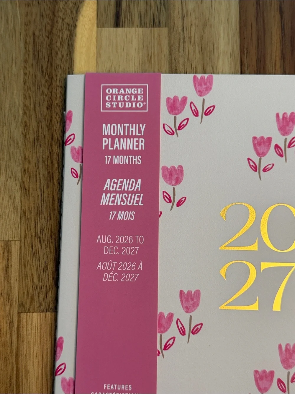NWT Orange Circle Studio 17-Month Monthly Planner